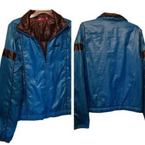 A1) Puma Boys Blue & Black Zip Jacket – Size XL (16/18)